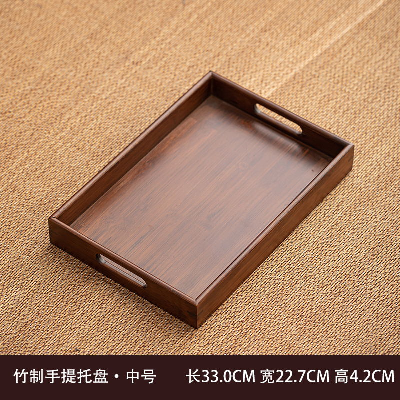 Medium-sized tray with double handles