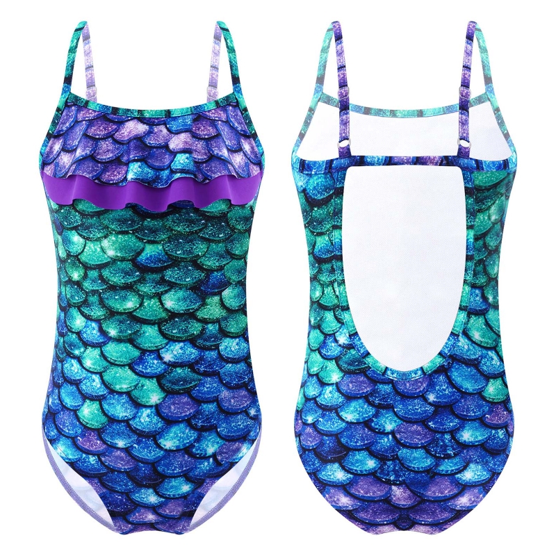 Purple&Green Fish Scales