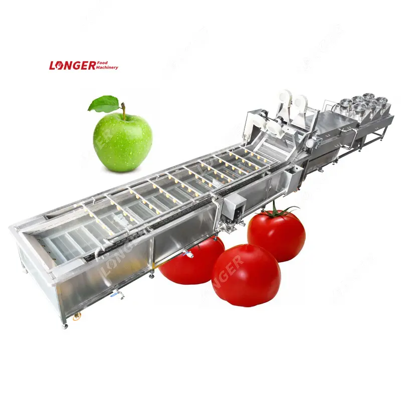 Máquina lavadora de tomate/manzana Industrial, precio de lavadora de frutas