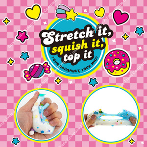 3 stil yumuşak TPR renkli Donut sıkmak oyuncak yaratıcı boşluk gıda Squishy oyuncak stres giderici tutam eğlenceli dekompresyon oyna stres oyuncakları - Product Image 4