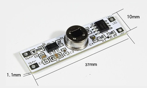 Mini IR piroeléctrico infrarrojo PIR Sensor de movimiento humano Módulo de detector automático AM312 Sensor DC 3,7 a 12V Sensor de movimiento PIR