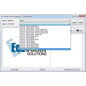 V3.8 SRSツールSRSユニバーサル修理V3.8 ECUプログラマーSRSリセットツールObd2 OBD車診断ソフトウェアクリアクラッシュデータ - Product Image 3
