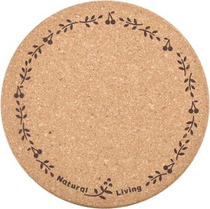 厂家定制耐热圆形天然厨房软木桌垫日式厨房软木火锅垫 - Product Image 3