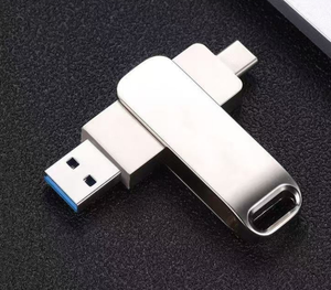 Neuankömmling Typ-C Metall USB C Flash-Laufwerk 3.0 U Disk Kunden spezifischer LOGO Memory Stick 512GB OTG USB Stick - Product Image 6