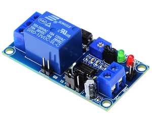 12V Normally Open Trigger <strong>Delay</strong> Switch Relay Module Electronic Components with <strong>Delay</strong> Circuit Timing Vibration Alarm Function - Product Image 2