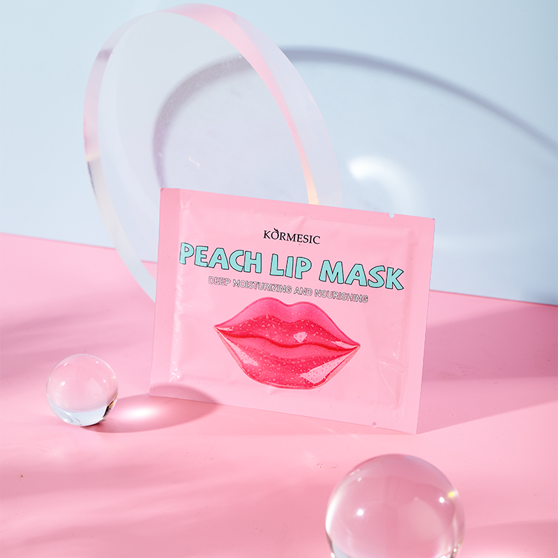 Peach lip mask