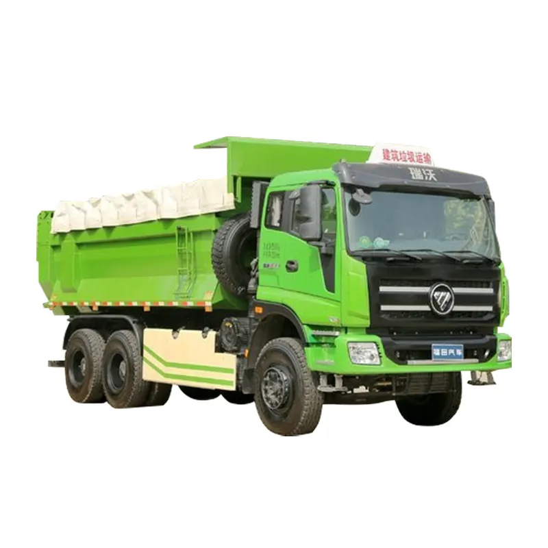 Hino 700 350hp Hino damperli kamyon 10m3 damperli kamyon 10 hızlı çin navlun ağır kamyon 6 X4 satılık Cummins manuel 6x4 mermi