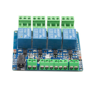 Modbus RTU 12V 1/2/4/8チャンネルリレー出力ボードスイッチ入力RS485TTL通信ネットワーク拡張ボードリレーモジュール - Product Image 1