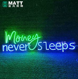 Mat Monopolie Cash Neon Teken Uv Print Acryl Led Neon Licht Met 4Mm Dikte Monopoly Ontwerp Voor Bedrijven - Product Image 5