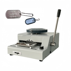 Macchina per goffratura con codice manuale a 72 caratteri in Pvc