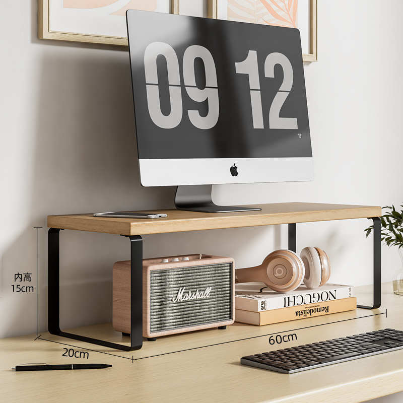 Solid wood black frame, 60*20*16.5cm