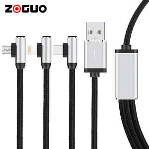 Di alta qualità 3 in 1 telefono cellulare di ricarica e cavo dati veloce Android tipo-C linea di caricabatterie per Apple Computer uso - Product Image 5