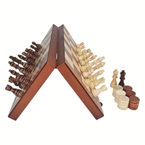 Nuovo gioco da tavolo di alta qualità per bambini educazione apprendimento 2 in 1 <span class=keywords><strong>Set</strong></span> di scacchi internazionale magnetico in legno - Product Image 4