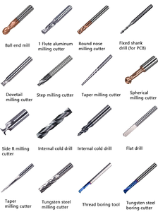 HRC45/55/65 Tungsten Milling <strong>Cutter</strong> Customized CNC 1F/2F/3F/4F Non-standard Solid Carbide End Mill - Product Image 3