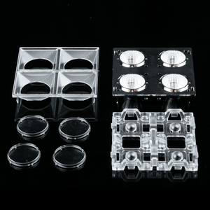 4合1多反射器，用于嵌入式安装吸顶灯轨道灯聚光灯7070发光二极管 - Product Image 3