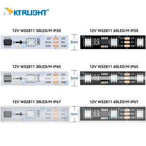 RGB WS2811 WS2812 5050 SMD Светодиодная лента с индивидуальным адресацией Dream Color Smart LED Strip Light - Product Image 4