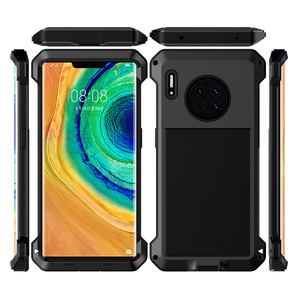 Zırh ağır koruma Samsung kılıfı Galaxy S22 S21 S20 S10 S9 S8 S7 kenar not 8 9 10 artı 20 Ultra 360 Metal depo kapağı