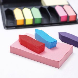 热卖PU封面记事本便签本书签点它标记便签纸办公学校用品便签盒 - Product Image 2