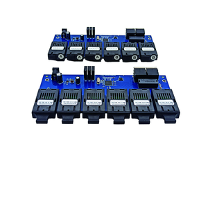 100mbps 6 Fiber 2RJ45 PCBA kurulu SC konektörü tek modlu Simplex 10/100M Ethernet Fiber optik anahtar - Product Image 5