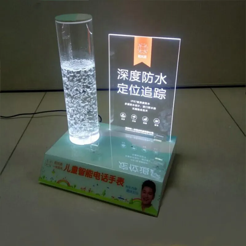 Exhibidor acrílico de plexiglás para tienda de supermercado, pantalla led pmma, resistente al agua, para reloj, lcd, acrílico, resistente al agua