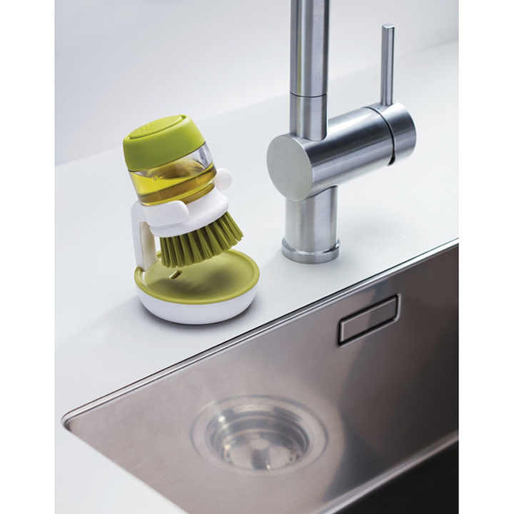 Kitchen Washing Brushes Liquid Addition Soap Pot Utensils With Dispenser Household Bathroom Cleaning Tools Kitchen Accessories