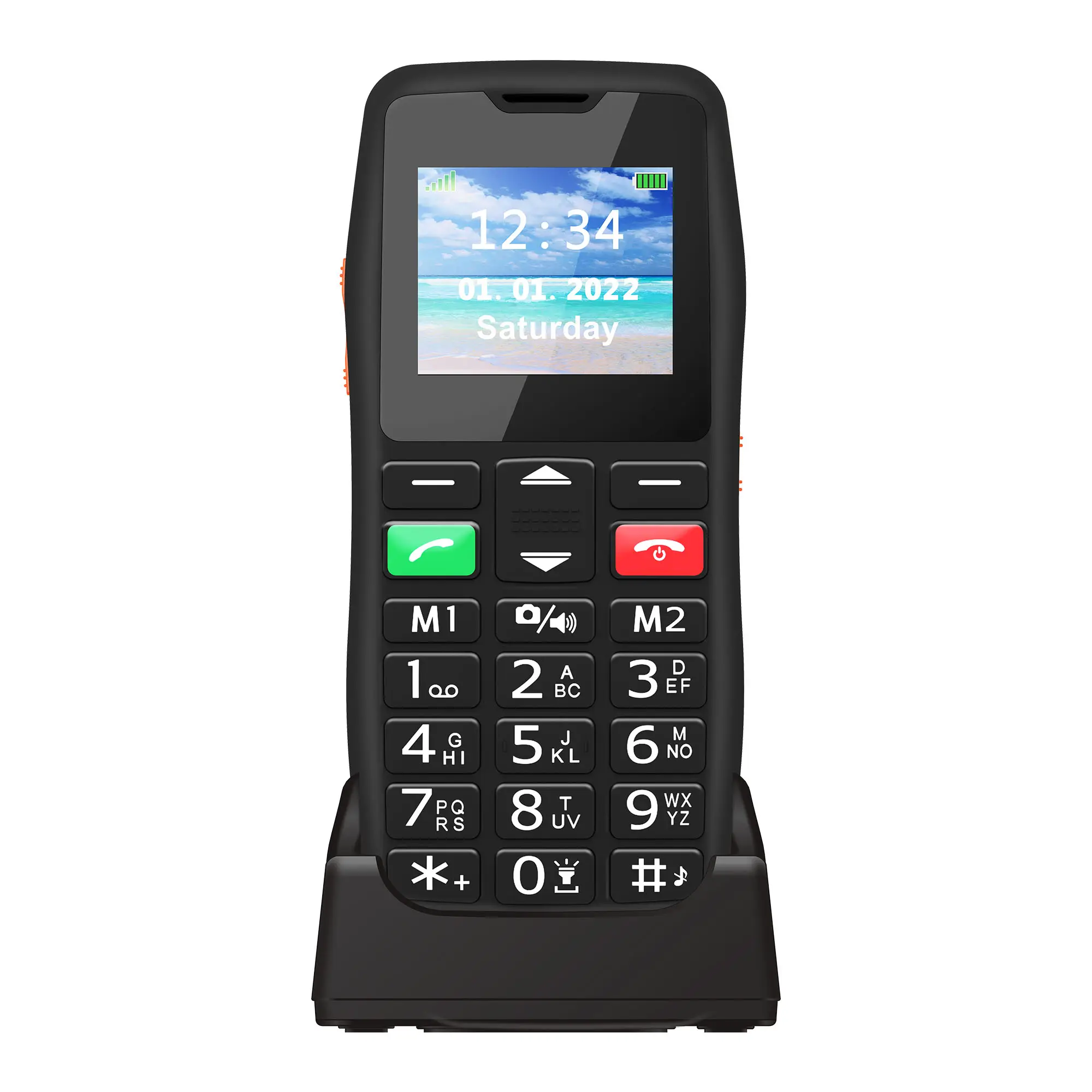 D105-2G Hot Selling 32M + 32M Camera Senior Mobiele Telefoon Met Gsm Netwerk Ontgrendeld Gaming Mobiele Telefoons