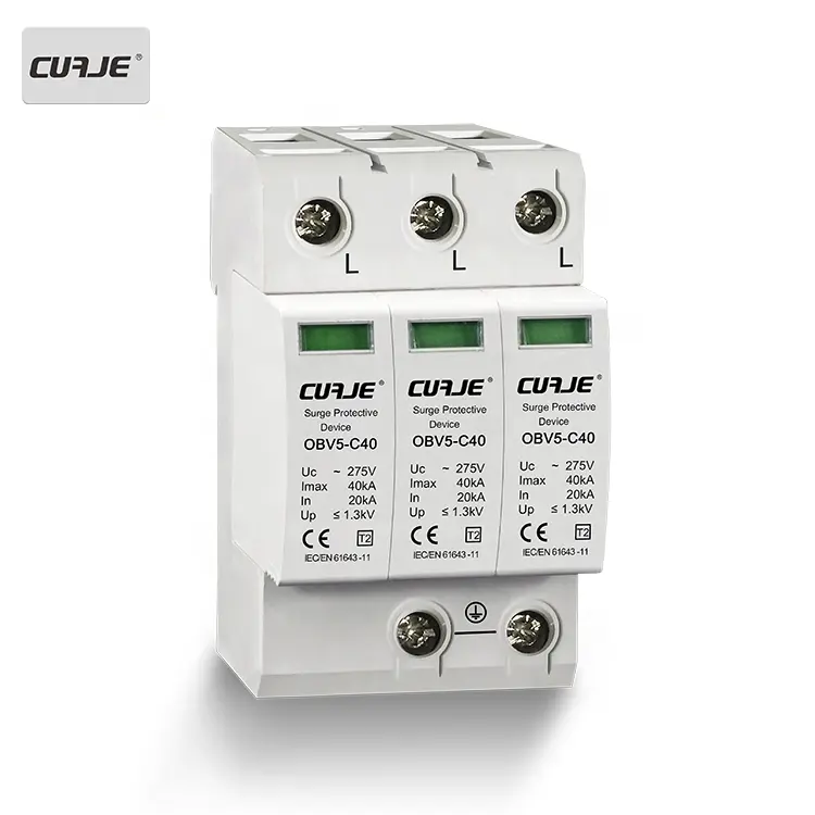 Supresor de sobretensión, fuente de alimentación spd, Clase C,20KA-40KA, Uc 385V,spd