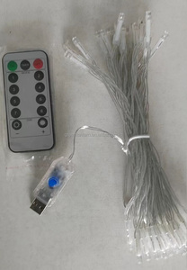 3m 20 <strong>LED</strong> DC 5V USB Plug in PVC Transparent White Clear Wire <strong>LED</strong> <strong>String</strong> <strong>Lights</strong> <strong>With</strong> Dimming <strong>Timer</strong> Remote Control - Product Image 2