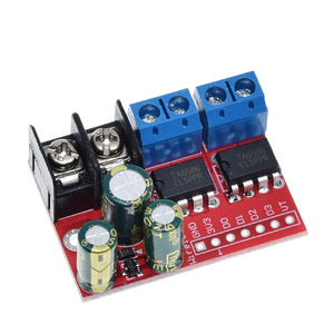 H Bridge รีโมทคอนโทรล5A 3V-14V,โมดูลมอเตอร์ DC แบบคู่แรงดันย้อนกลับการควบคุมความเร็ว PWM แบบ Double Super L298N 5AD - Product Image 1