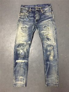 لوتفيل أحدث اسم العلامة التجارية الجينز دمرت السراويل الرجال سيلفيدج الجينز الجينز - Product Image 2