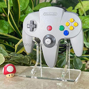 Подставка для контроллера HoFong N64, акриловая подставка для дисплея, игровая подставка для мальчиков, универсальная игровая подставка для Nintendo Gamecube - Product Image 3