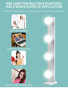Hollywood tarzı ampuller LED kozmetik ayna makyaj aydınlatma 3 renk makyaj aynası LED ışık ampuller - Product Image 6