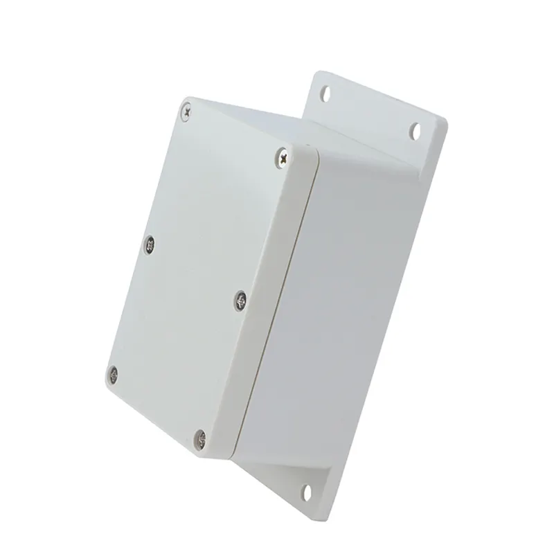 ABS plastic breaker switch junction box waterproof dustproof electrical Ear type ip68 ABS pvc enclosure box outdoor junction box