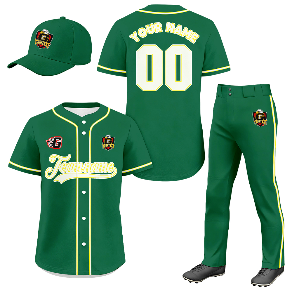 #6 - Green & White-Yellow