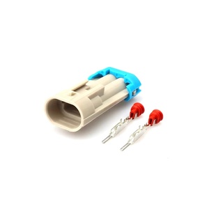 <strong>2</strong> Pin <strong>Way</strong> <strong>Delphi</strong> Waterproof Electric Jet Valve Plug Automobile Male Female <strong>Connector</strong> 12162343 12052644 DJ7024B-1.5-21/11 - Product Image 2
