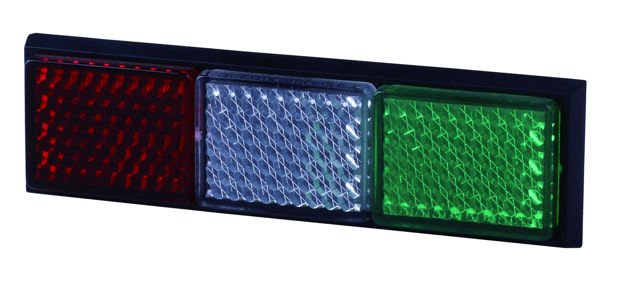 red white green