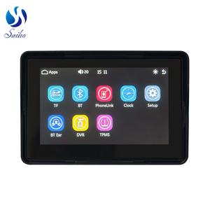 ユニバーサルAndroidカーラジオ7インチ2ディンAndroid10カーマルチメディアプレーヤーステレオラジオGPSナビゲーションDVDビデオカープレイ - Product Image 1