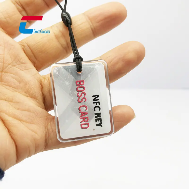 MIFARE ultraleggero EV1 MIFARE ultraleggero C epossidico NFC Tag portachiavi impermeabile scheda di prossimità