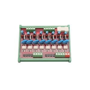 Ginri JR-8KチャンネルPLCアンプボード保護PLCモジュールDC 24V入力SCRモジュールDin RAIL取り付けベース付き - Product Image 4