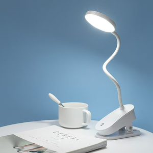 现代USB充电台灯灵活学习夹式床头阅读办公简易护眼直流电源 - Product Image 2