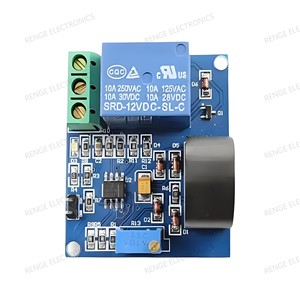 Módulo de sensor de protección contra sobrecorriente B46 5A Sensor de detección de corriente CA Relé de 12V - Product Image 1