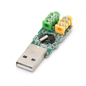 Hot Sale Mini External <strong>USB</strong> Sound <strong>Card</strong> 5.1 Channel Audio <strong>Card</strong> Adapter 3.5MM Microphone Earphone Interface for Computer - Product Image 5
