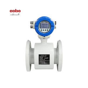 AOBO 4-20ma Salida de pulso Diseño compacto Higiénico Conexión de brida de 2 pulgadas Medidor de flujo electromagnético digital de 0,5 etapas - Product Image 1