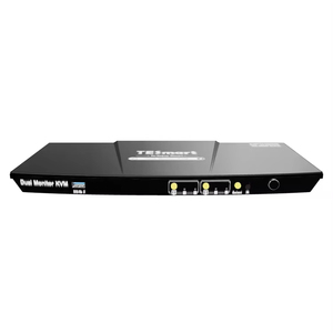 TESmart USB 3.0显示端口 + HDMI KVM交换机2监视器2台电脑4K @ 60hz双监视器KVM交换机2端口视频切换器 - Product Image 1