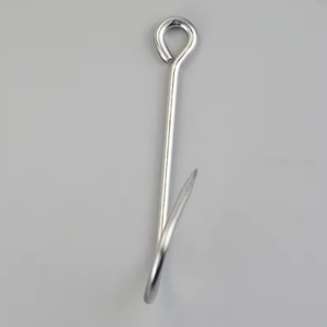 Đầu bên phải 39977 EZ baiter móc thép không gỉ vòng tròn biển câu cá móc limerick và vòng tròn móc sống mồi dài Shank trông - Product Image 6