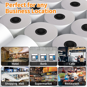 High Quality 80x80mm Pre-Printed Thermal <strong>Receipt</strong> Paper <strong>Roll</strong> for POS Machines and Cash Registers Direct From Factory