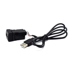 Yeni stil USB tarzı USB2.1 kablosu tek Port veri Toyota Camry RAV4 için soket üzerinden geçmek - Product Image 3