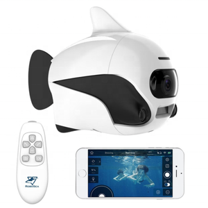 ROBOSEA BIKI 潜水无线遥控水下无人机与 4K 高清摄像头 WIFI 连接仿生设计鱼机器人宠物 - Product Image 4
