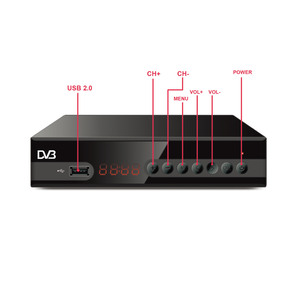 Decodificatore ad alta definizione 1080P DVB-T2 decodificatore dvb youtube digital mini tv box ricevitore full hd Set Top Box - Product Image 1