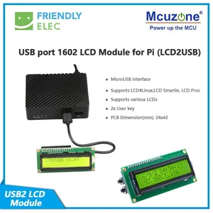 Porta USB 1602 modulo LCD per Pi (LCD2USB) NANOPi R5S R2S M1 PLUS Custom